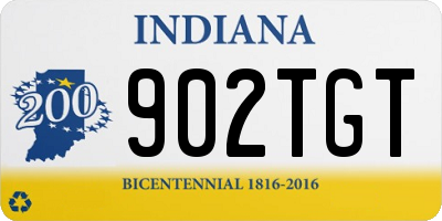 IN license plate 902TGT