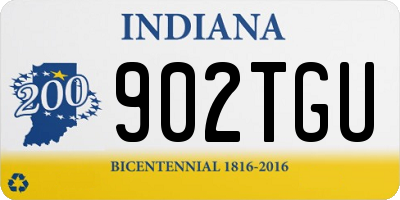IN license plate 902TGU