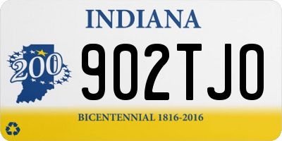 IN license plate 902TJO