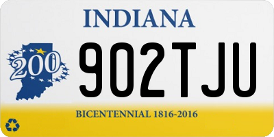IN license plate 902TJU
