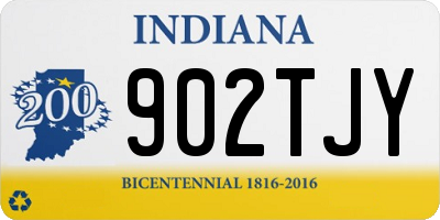 IN license plate 902TJY