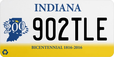 IN license plate 902TLE