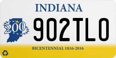 IN license plate 902TLO