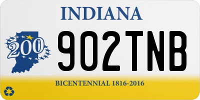 IN license plate 902TNB