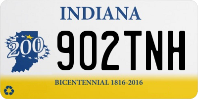 IN license plate 902TNH