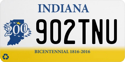 IN license plate 902TNU