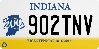 IN license plate 902TNV