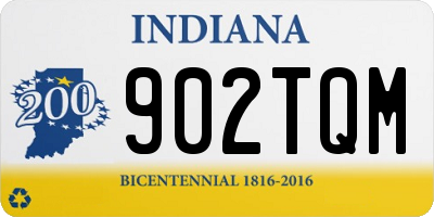 IN license plate 902TQM