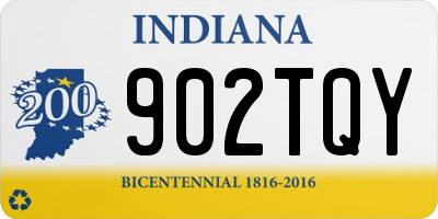 IN license plate 902TQY