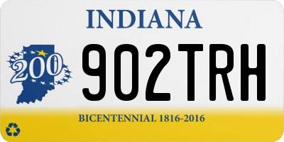 IN license plate 902TRH