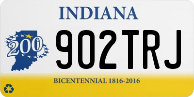 IN license plate 902TRJ