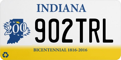 IN license plate 902TRL