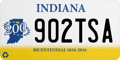 IN license plate 902TSA