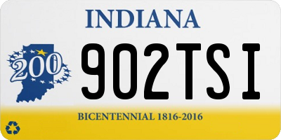 IN license plate 902TSI