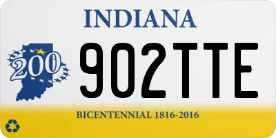 IN license plate 902TTE