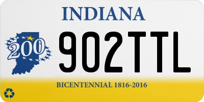 IN license plate 902TTL