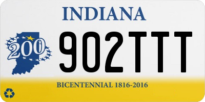 IN license plate 902TTT