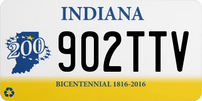 IN license plate 902TTV
