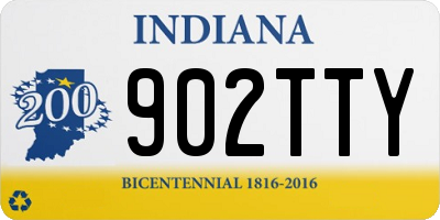 IN license plate 902TTY