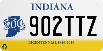 IN license plate 902TTZ