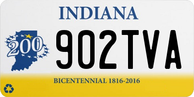 IN license plate 902TVA