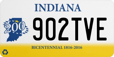 IN license plate 902TVE