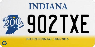 IN license plate 902TXE