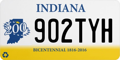 IN license plate 902TYH