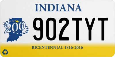 IN license plate 902TYT