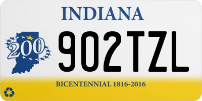 IN license plate 902TZL
