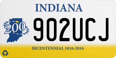 IN license plate 902UCJ