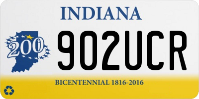 IN license plate 902UCR