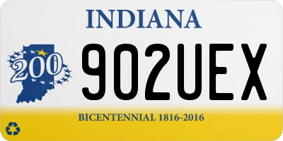 IN license plate 902UEX