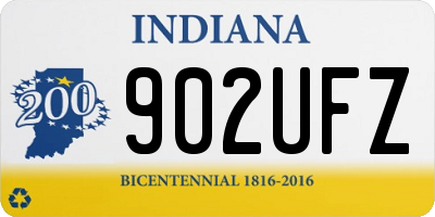 IN license plate 902UFZ