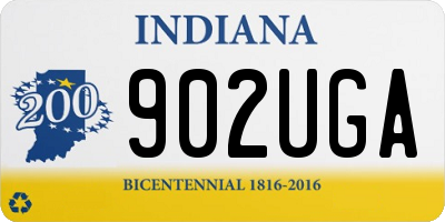 IN license plate 902UGA