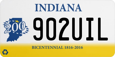 IN license plate 902UIL