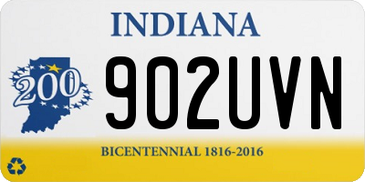 IN license plate 902UVN