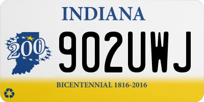 IN license plate 902UWJ