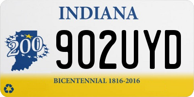 IN license plate 902UYD