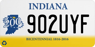 IN license plate 902UYF