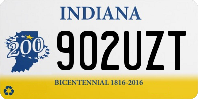 IN license plate 902UZT