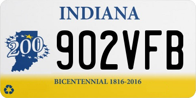 IN license plate 902VFB