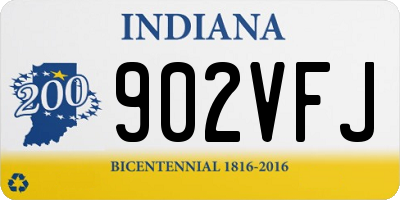 IN license plate 902VFJ