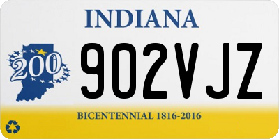 IN license plate 902VJZ