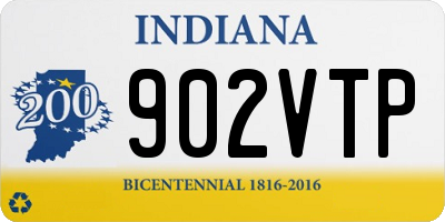 IN license plate 902VTP