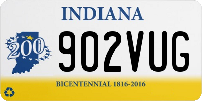 IN license plate 902VUG