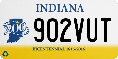 IN license plate 902VUT