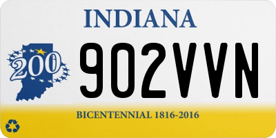 IN license plate 902VVN