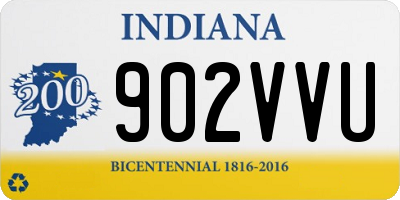 IN license plate 902VVU
