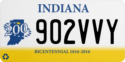 IN license plate 902VVY